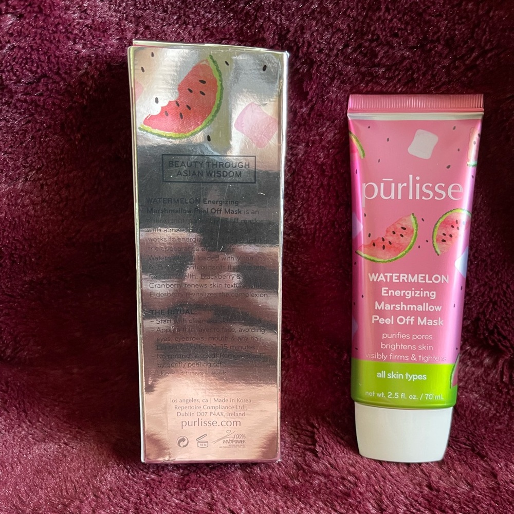 Purlisse peel off mask